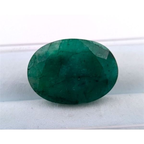 11.25 ct Certified Zambian Emerald gemstone ($16,875 Appraisal)