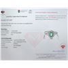 Image 3 : 1.4 ct Certified Silver Emerald gemstone Ring ($1,372 Appraisal)