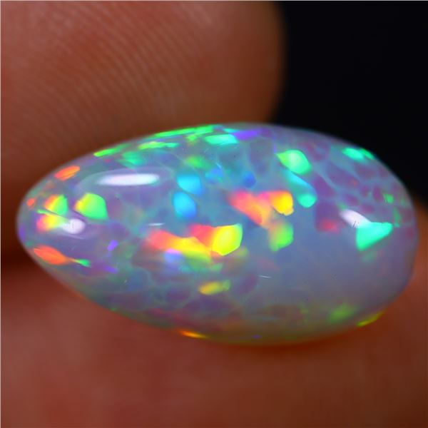 4.28 ct Certified Flash Opal gemstone ($8,560 Appraisal)