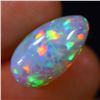 Image 2 : 4.28 ct Certified Flash Opal gemstone ($8,560 Appraisal)