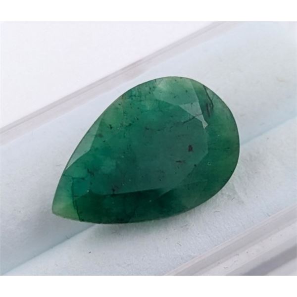 9.25 ct Certified Zambian Emerald gemstone ($13,875 Appraisal)