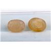 Image 1 : 6.83 ct Certified Kashmir Yellow Sapphire gemstone Pair ($6,800 Appraisal)