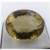 Image 1 : 106.71 ct Certified Lemon Quartz gemstone ($18,100 Appraisal)