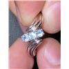 Image 2 : 2.5 ct Certified Silver Sapphire gemstone Ring ($2,297 Appraisal)