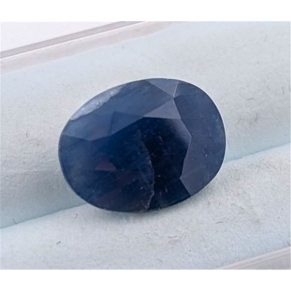 5.36 ct Certified Midnight Blue Sapphire gemstone Pair ($6,432 Appraisal)