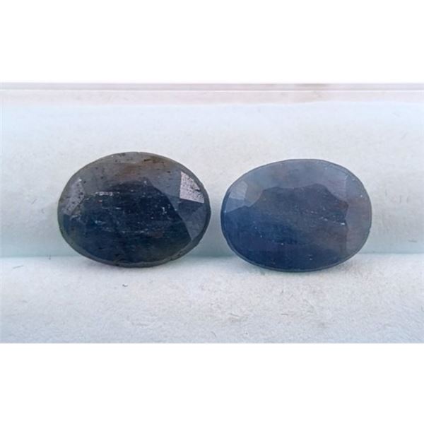 6.23 ct Certified Untreated Sapphire gemstone Pair ($7,150 Appraisal)