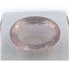 Image 1 : 67.12 ct Certified Rare Rose Quartz gemstone "Morganite Colour" ($8,350 Appraisal)