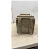 Image 2 : Wooden 81mm Mortar Shell Ammunition Crate, 9 3/4" x 18 x 10