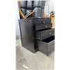 Image 3 : Four-Drawer Sliding Desk with and Glass Top, 30 x 22 x 27"