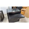 Image 5 : Four-Drawer Sliding Desk with and Glass Top, 30 x 22 x 27"
