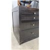 Image 6 : Four-Drawer Sliding Desk with and Glass Top, 30 x 22 x 27"