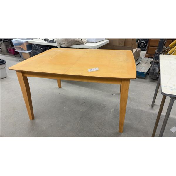 Dining Table 41 1/2 x 53 1/2" with Underside Leaf 17"