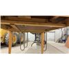 Image 5 : Dining Table 41 1/2 x 53 1/2" with Underside Leaf 17"