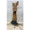 Image 5 : Easter Bunny Figurines, Tallest 24" Happy Easter Sign, Wooden Reindeer with Lights 36" Tall