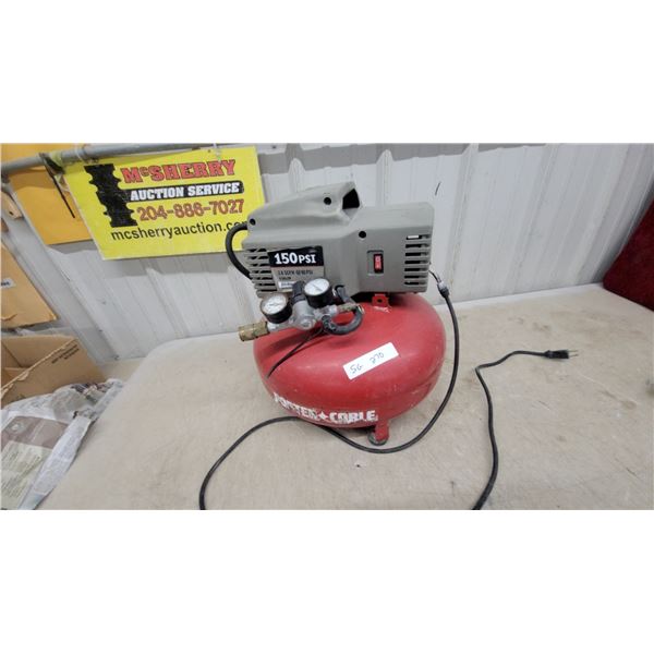 Porter-Cable 6-Gallon Pancake Air Compressor, 150 PSI, Oil-Free 2.6 H.P.