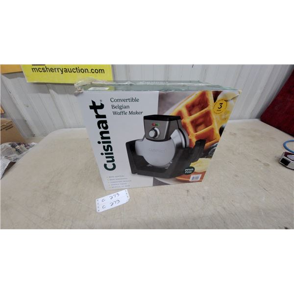 Cuisinart Convertible Belgian Waffle Maker