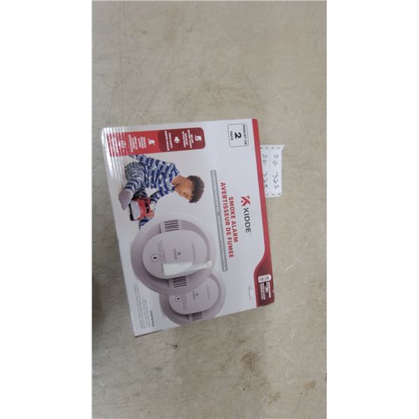 Kidde Smoke Alarm 2-Pack with 10-Year Never-Change Battery and Voice Alerts