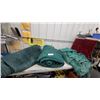 Image 1 : Green Shade Cloth Rolls and Loose Mesh Netting Material R.V