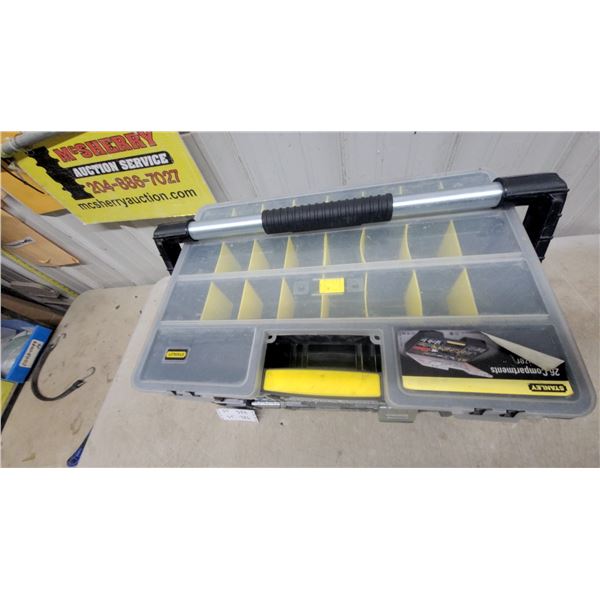 Stanley 26-Compartment Organizer and Husky 22" Cantilever Professional Organizer