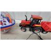 Image 3 : Turbo Tractor Remote Control Toy with Trailer and Perplexus Maze Ball