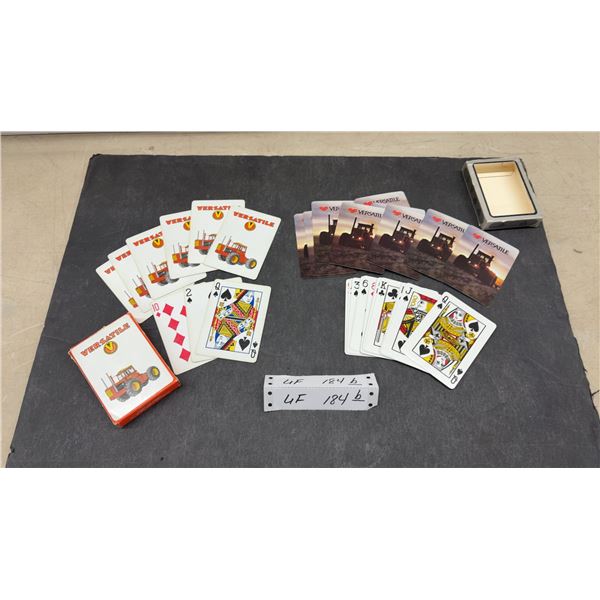 Versatile Tractor Promotional Playing Cards, Two Decks