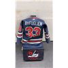 Image 2 : Dustin Byfuglien #33 Winnipeg Jets Mini Jersey on Display Stand