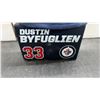 Image 3 : Dustin Byfuglien #33 Winnipeg Jets Mini Jersey on Display Stand