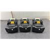 Image 2 : New Three BL1860B 18-Volt 6.0Ah Lithium-Ion Rechargeable Batteries