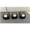 Image 3 : New Three BL1860B 18-Volt 6.0Ah Lithium-Ion Rechargeable Batteries