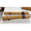Image 2 : 4 Bamboo Roll-Up Window Blinds: 48", 60", & 2 @ 24" Wide, Length Unknown