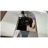 Image 7 : Zenith Vintage Sewing Machine in Wooden Cabinet with Fold-Out Extension