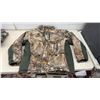 Image 2 : Realtree Xtra Camo Insulated Hunting Jacket with Hood and Fleece Zip-Up Sweater, Size XL