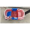 Image 2 : Little Tikes Deluxe Plastic Pull Wagon with Cup Holders