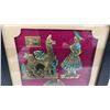Image 3 : Pair of Peruvian Tumi and Llama Brass Relief Wall Art Plaques with Turquoise Accents 18 C 10"