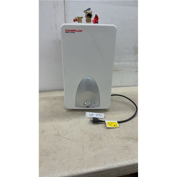 Camplux Mini Tank Electric Water Heater, Model ME40, 4 Gallon, 1440 Watt, 120 Volt