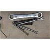 Image 4 : Assorted Hand Tools, Stanley Speed Squares, Mastercraft Wrenches, Screwdrivers, and More