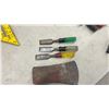 Image 5 : Assorted Hand Tools, Stanley Speed Squares, Mastercraft Wrenches, Screwdrivers, and More