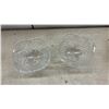 Image 6 : Glass Pedestal Cake Stands, Cut Glass Bowls, Ceramic Pumpkin Platter, and More