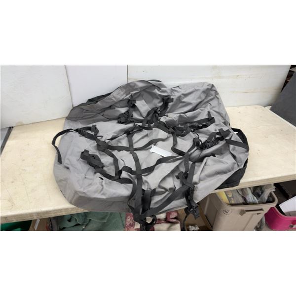 Axius Gray Rooftop Cargo Carrier Bag with Straps