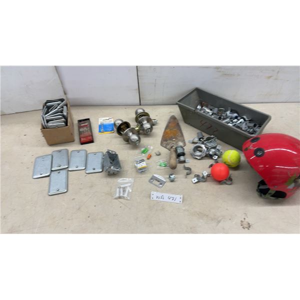 Electrical Box Covers, Door Knobs, Masonry Drill Bits, Hardware, and More