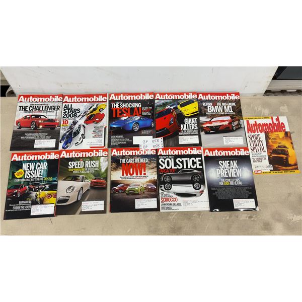 Automobile Magazine Collection, 2007-2008 Issues, Thirteen Issues and More