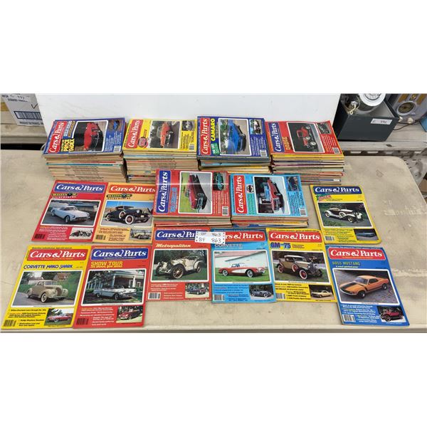 Cars & Parts Magazine Collection, 1980s Issues, Approximately 60 Pieces