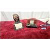 Image 8 : Vintage Desk Accessories Including Inkwells, Perpetual Calendars, and More