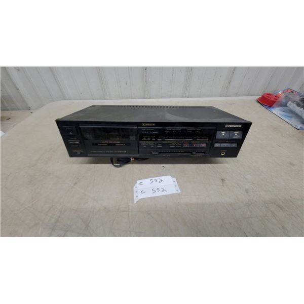 Pioneer CT-1080R Stereo Cassette Tape Deck with Auto Reverse and Dolby