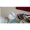 Image 4 : Collection of Porcelain Teacups and Saucers, Various Patterns and Makers, Nine Sets