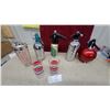 Image 1 : Vintage Soda Siphons, Schmidt Beer Glasses, Cocktail Shaker, and More