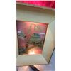 Image 3 : Vintage Asian Chinoiserie Illuminated Shadow Box with Pagoda Scene