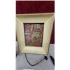 Image 4 : Vintage Asian Chinoiserie Illuminated Shadow Box with Pagoda Scene
