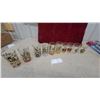 Image 1 : Vintage Collection of 6 Davy Crockett and 4 Robin Hood Decorated Drinking Glasses