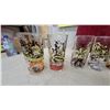 Image 5 : Vintage Collection of 6 Davy Crockett and 4 Robin Hood Decorated Drinking Glasses